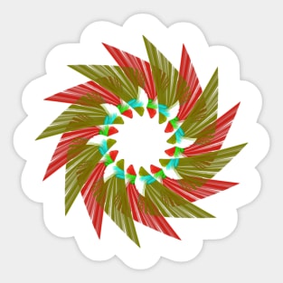 Christmas wreath Sticker